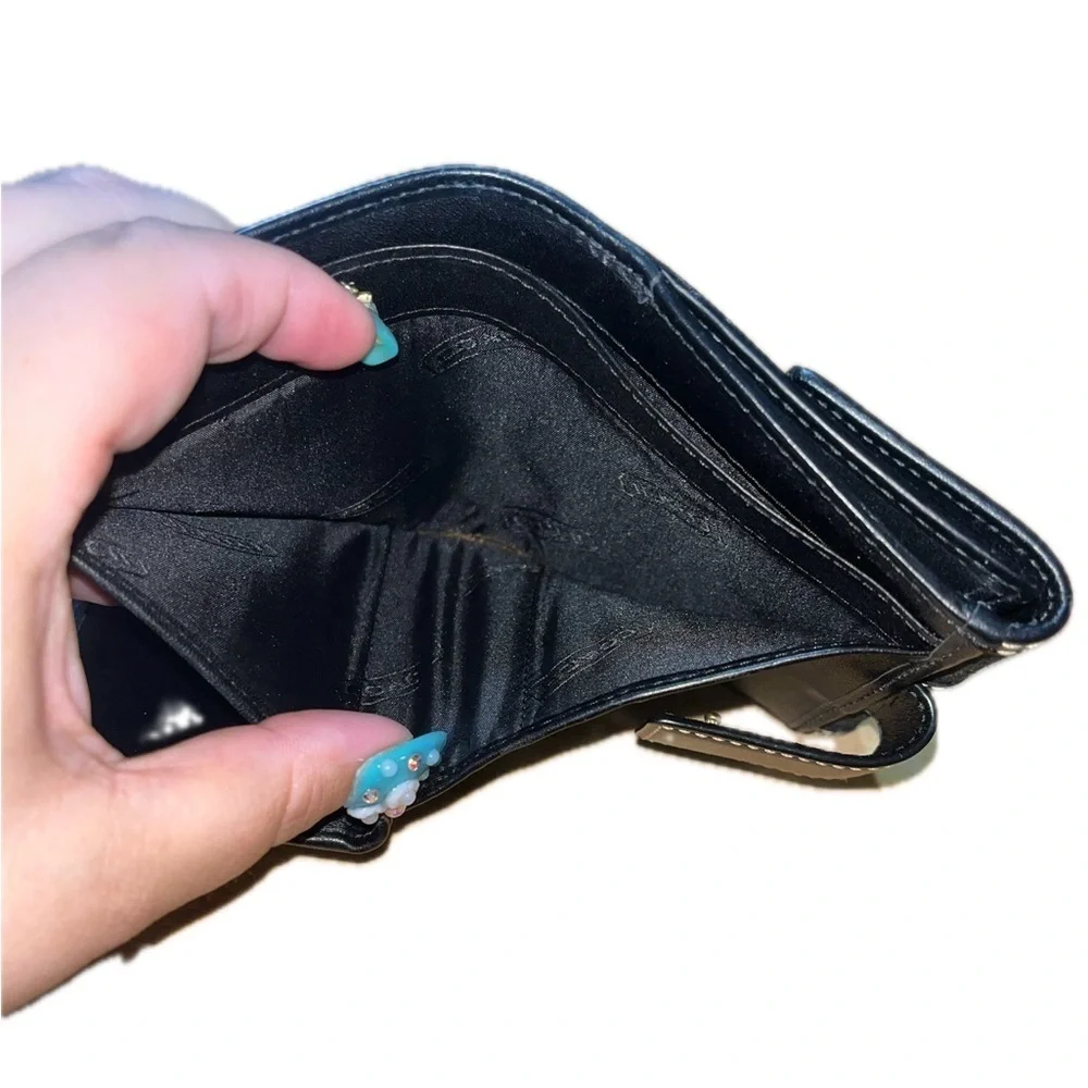 Coach Black Signature Wallet